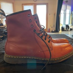 Brick Red Doc Marten Boots Soft Wair - Never Worn